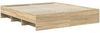 vidaXL Bettrahmen mit Kopfteil Sonoma-Eiche 180 x 200 cm Holzwerkstoff 3408825 Bild 5