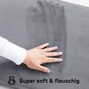 ABC Badematte aus Memory-Schaum – rutschfest, saugfähig, extra weich – maschinenwaschbar (45 x 60 cm, Grau) Bild 3