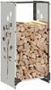 vidaXL Brennholzregal 40x30x80 cm Edelstahl 864223 Bild 4