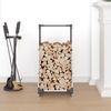 vidaXL Brennholzregal 40x30x80 cm Edelstahl 864223 Bild 3