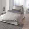TRAUMSCHLAF Bettwäsche Texture, Mako Satin, 3 teilig, Mako-Satin mit sehr feiner Struktur Bild 2