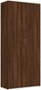 vidaXL Schuhschrank Braun Eichen-Optik 80x35,5x180 cm Holzwerkstoff 815278 Bild 2