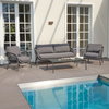 BARI Loungeset, Rope in Dunkelgrau, Gestell aus Aluminium in Anthrazit Bild 2