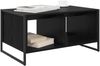 vidaXL Couchtisch Schwarz Eichen-Optik 80 x 50 x 40 cm Holzwerkstoff 886432 Bild 3
