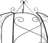 vidaXL Gartenbogen Schwarz Ø180x255 cm Stahl 319351 Bild 5