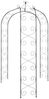 vidaXL Gartenbogen Schwarz Ø180x255 cm Stahl 319351 Bild 3