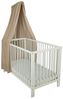 Sterntaler Betthimmel, luftiger Gaze-Stoff, leichter Baby-Betthimmel für Kinderbett, dekorativ und atmungsaktiv, 160×300×0,5 cm, lichtbeige Bild 2