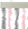vidaXL Fliegenvorhang Silbergrau und Rosa 100x230 cm Chenille 377366 Bild 4