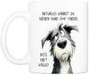 Cadouri Tasse 'Doof finden' Kaffeetasse mit Spruch - Geschenk für Hundefreunde, Keramik, mit Hundespruch, beidseitig bedruckt, handgefertigt, Geschenk, 330 ml Bild 2