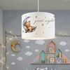 Kinder Hängeleuchte Rugby Weiß mit Teddy-Motiv [lux. pro] Bild 5