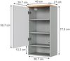 Hängeschrank Eden Grau/Artisan 40 x 77.5 cm Vicco Bild 2