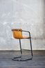 KAWOLA Barhocker Trivia Lederbarhocker cognac B/H/T: 51x102x62cm Bild 2