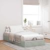vidaXL Ottoman-Bett ohne Matratze Hellgrau 80x200 cm Samt 3310925 Bild 3