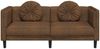 vidaXL 2-Sitzer Sofa mit Kissen Braun Kunstleder Wildleder-Optik 372641 Bild 4