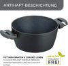 Berndes Balance Induction Enduro Schmorkasserolle mit Glasdeckel, Kasserolle, Servierpfanne, Antihaftversiegelung, Aluminium, Schwarz, Ø 28 cm, 0019886106 Bild 4
