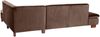 Ecksofa mit Ottomane rechts Kaye Bezug Samtvelours Buche nussbaum dunkel / braun 23073 Bild 3