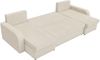Mirjan24 'Kristofer U' Ecksofa, Cord rosa, 80 x 140 x 304 cm Bild 3