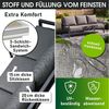 BRAST Gartenlounge-Set Aluminium Adria, viele Varianten & Module, (Loungemöbel Essgruppe Gartenmöbel, bis zu 5 Personen, Sofa Sessel Tisch), Loungesofa 3-Sitzer Bild 4