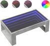 vidaXL Couchtisch mit Infinity-LED Betongrau 90x53x30 cm 847640 Bild 2