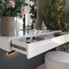 Schminktisch Sherry Weiß Hochglanz 100 cm mit LED-Spiegel und Hocker Vicco Bild 4