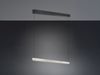 LED Pendelleuchte WALLACE dimmbar & höhenverstellbar, Schwarz Silber, B: 112,5cm Bild 3
