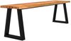 vidaXL Bank Baumkante 160 cm Massivholz Akazie 353295 Bild 3