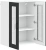 vidaXL Wandglas-Schrank PORTO Schwarz 60 x 31 x 80 cm Holzwerkstoff 885436 Bild 5