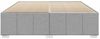 Doppelbett, Bettgestell Modernen ohne Matratze Hellgrau 200x200 cm Stoff d2598e Bild 4