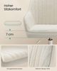 Songmics Bürostuhl, höhenverstellbar, beige, 64x62 x (80-90) cm Bild 4