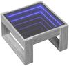 Couchtisch, Sofatisch mit Infinity-LED Grau Sonoma 50x53x30 cm Bild 3