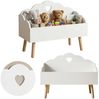 EDAXO Aufbewahrungsbox Spielzeugkiste mit Wolkenmotiv NUVU, 55 x 45 x 28 cm Bild 3