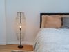 Kleine Boho Stehlampe HIVE Lampenschirm geflochten aus Hanfseil, Höhe 120cm Bild 5