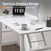 Kleiner Klapptisch 80x40cm Weiß PC-Schreibtisch Home Office Eckschreibtisch Bild 3