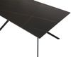 Esszimmertisch HWC-O58, Esstisch Sinterstein Metall, Marmor-Optik 160cm ~ schwarz-gold Bild 5