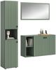 Garderobe Set 3-tlg. Loreno in grün 161 cm Bild 5