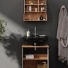 Badmöbel-Set Irma Anthrazit gepunktet 2 Teile, Unterschrank 60 cm Vicco Bild 5