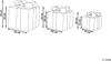 Weihnachtsdekoration 3er Set LED ARRESKOV Weihnachtsgeschenke 20 25 30 cm Braun Bild 2