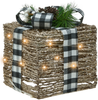 Weihnachtsdekoration 3er Set LED ARRESKOV Weihnachtsgeschenke 20 25 30 cm Braun Bild 4