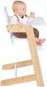 roba Babyhochstuhl Nature Up - Hochstuhl aus Bambus Holz - Mitwachsend mit abnehmbarem Essbrett - 3-Punkt-Gurt - Bis 70 kg belastbar - Natur / Weiß Bild 5
