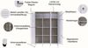 OTTO home Kleiderschrank Siena Schrank Spind Metallschrank mit 3 Türen (Ideal für jeden Wohnraum - Trendsetter) Zeitloser Schlafzimmerschrank Garderobe Multischrank Bild 3