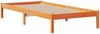 vidaXL Massivholzbett mit Regal ohne Matratze Wachsbraun 75x190 cm 3321636 Bild 5