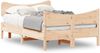 vidaXL Massivholzbett ohne Matratze 120x190 cm Kiefernholz 3216399 Bild 2
