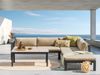 Lounge Set MESSINA Metall Sandbeige Bild 3