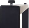 Couchtisch Kos T576, 40 x 110 x 60 cm, FSC-zertifiziert ~ Wildeiche, dunkle Metall-Füße Bild 5