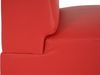 Modular 2-Sitzer Sofa Couch Lyon, Kunstleder ~ rot, ohne Armlehnen Bild 3