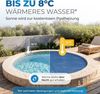 Miganeo Pool Solarfolie Ø 457 cm rund | schwarz/blau Bild 3