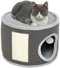 PawHut Kratztonne 30 cm hoch, mit Höhle, aus Sisal, (Katzentonne, 1-tlg, Katzenbaum), für Katze bis 5 kg, Dunkelgrau Bild 2