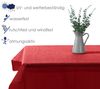 heimtexland Â® Outdoor Tischdecke Gartentischdecke wasserfest wetterbestÃ¤ndig rutschfest waschbar Outdoortischdecke Weichschaum Garten Balkon Camping Party Tischdeko Typ883 rot 110x140 cm eckig Bild 2