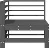 vidaXL Garten-Ecksofas 2 Stk. Grau Massivholz Kiefer 825634 Bild 4