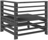 vidaXL Garten-Ecksofas 2 Stk. Grau Massivholz Kiefer 825634 Bild 5